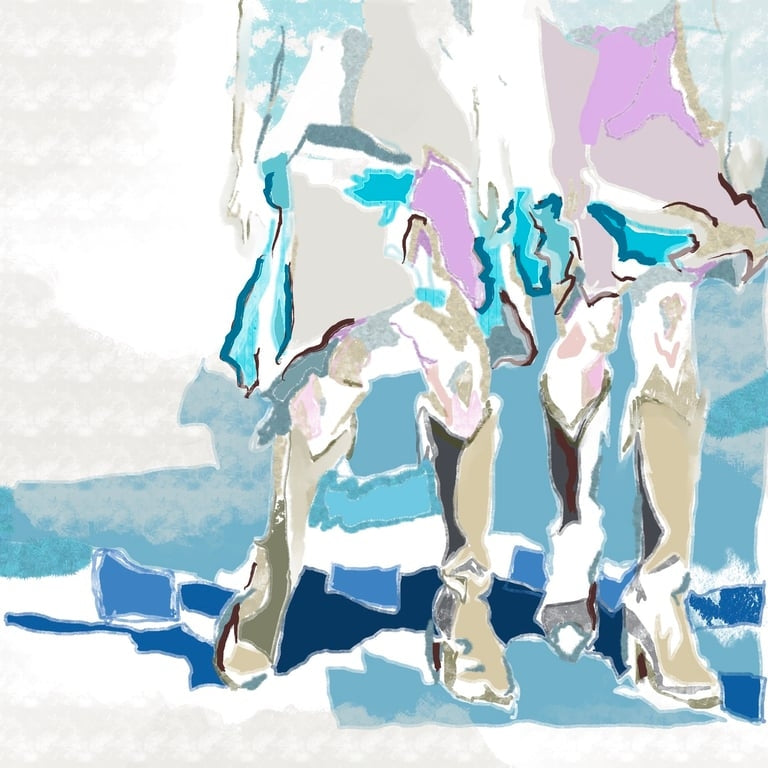 Stepping Out Pastel