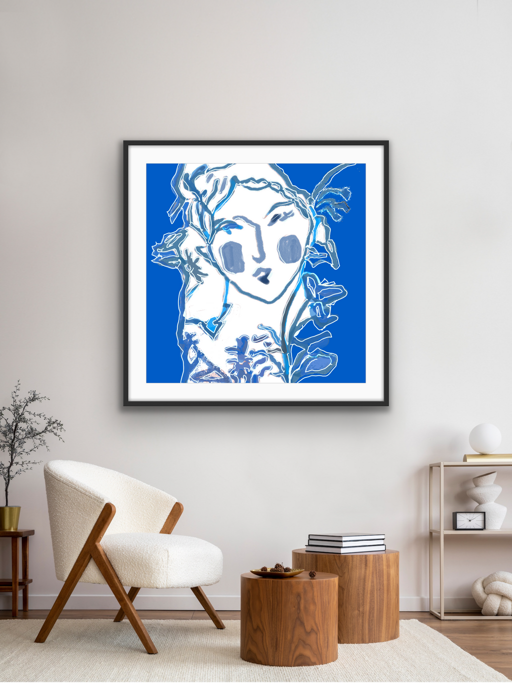 Lady in Blue
