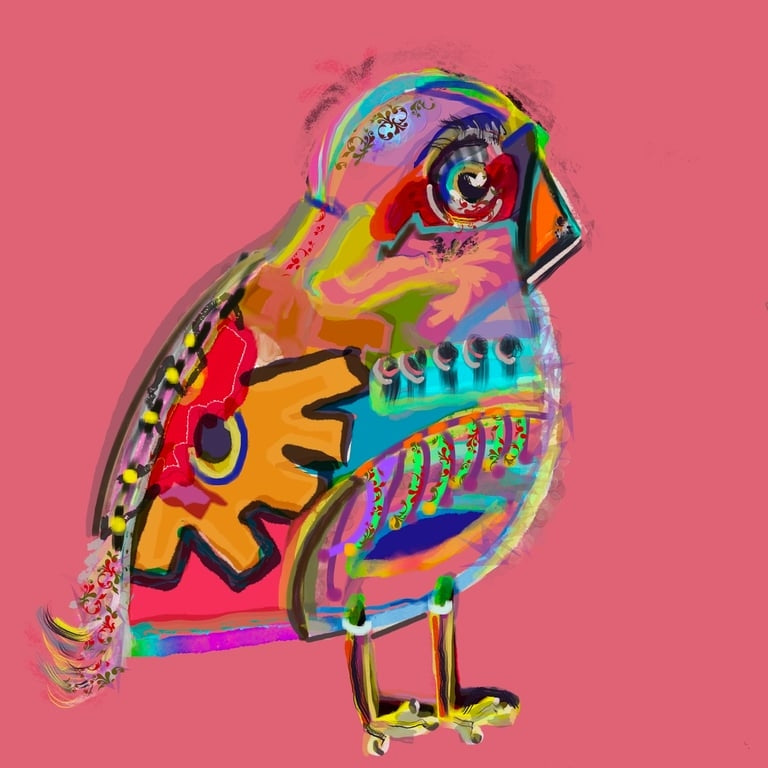 Dumb Bird - Pink