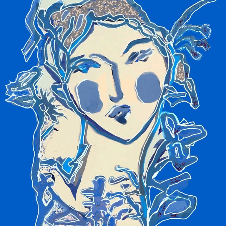 Lady in Blue